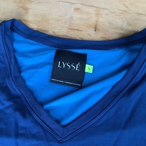 Lysse teal small tunic rayon spandex
